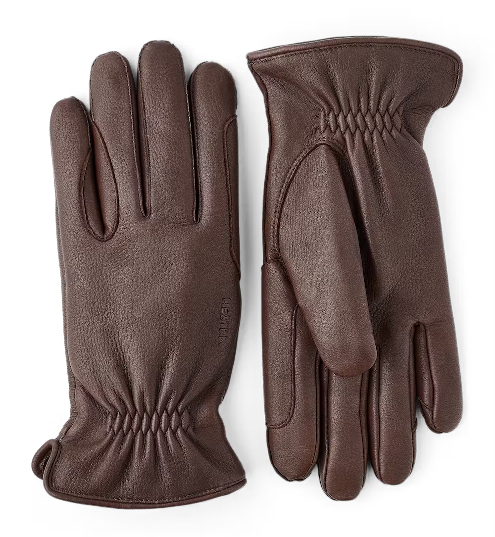 HESTRA Deerskin Lined 5-finger