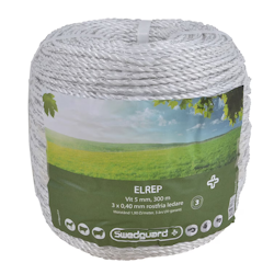 SWEDGUARD Elrep + 5 mm vit 300 m 3x0,4 tross
