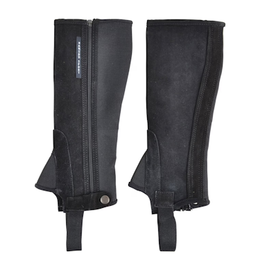 HANSBO SPORT Shortchaps i mocka med elastik, vuxen
