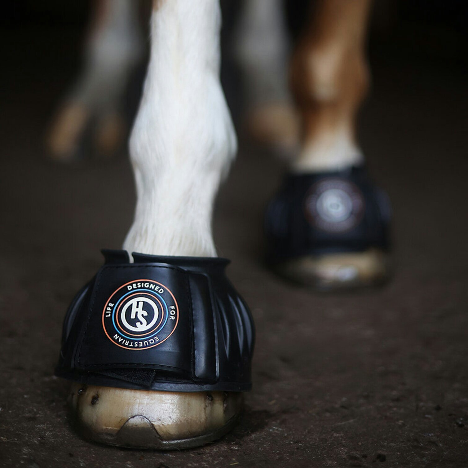HANSBO SPORT Gummiboots med kardborrknäppning, Svart