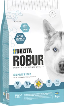 Bozita Robur Adult Sensitive Reindeer Hundfoder 12kg