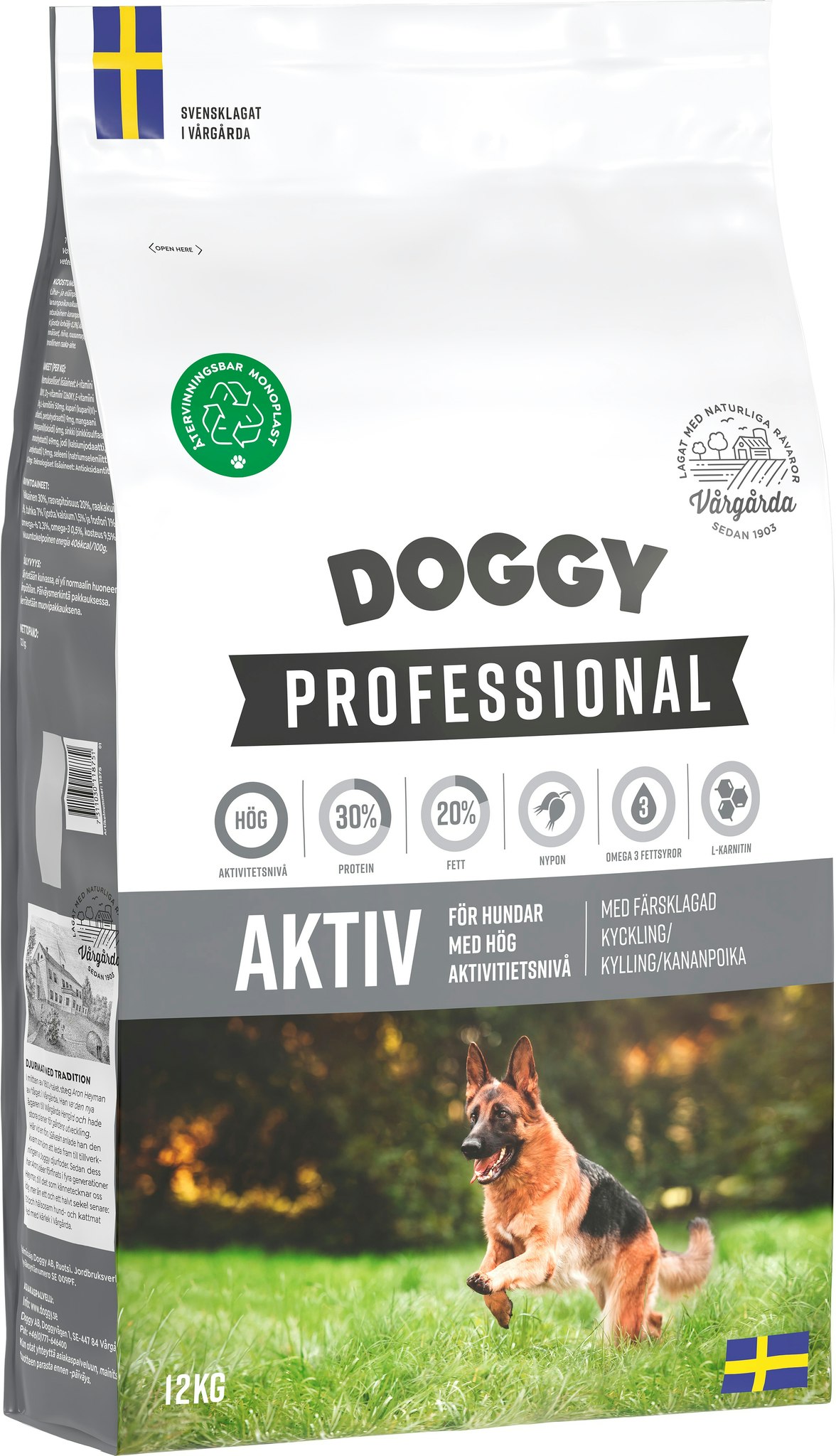Doggy Professional Aktiv Hundfoder