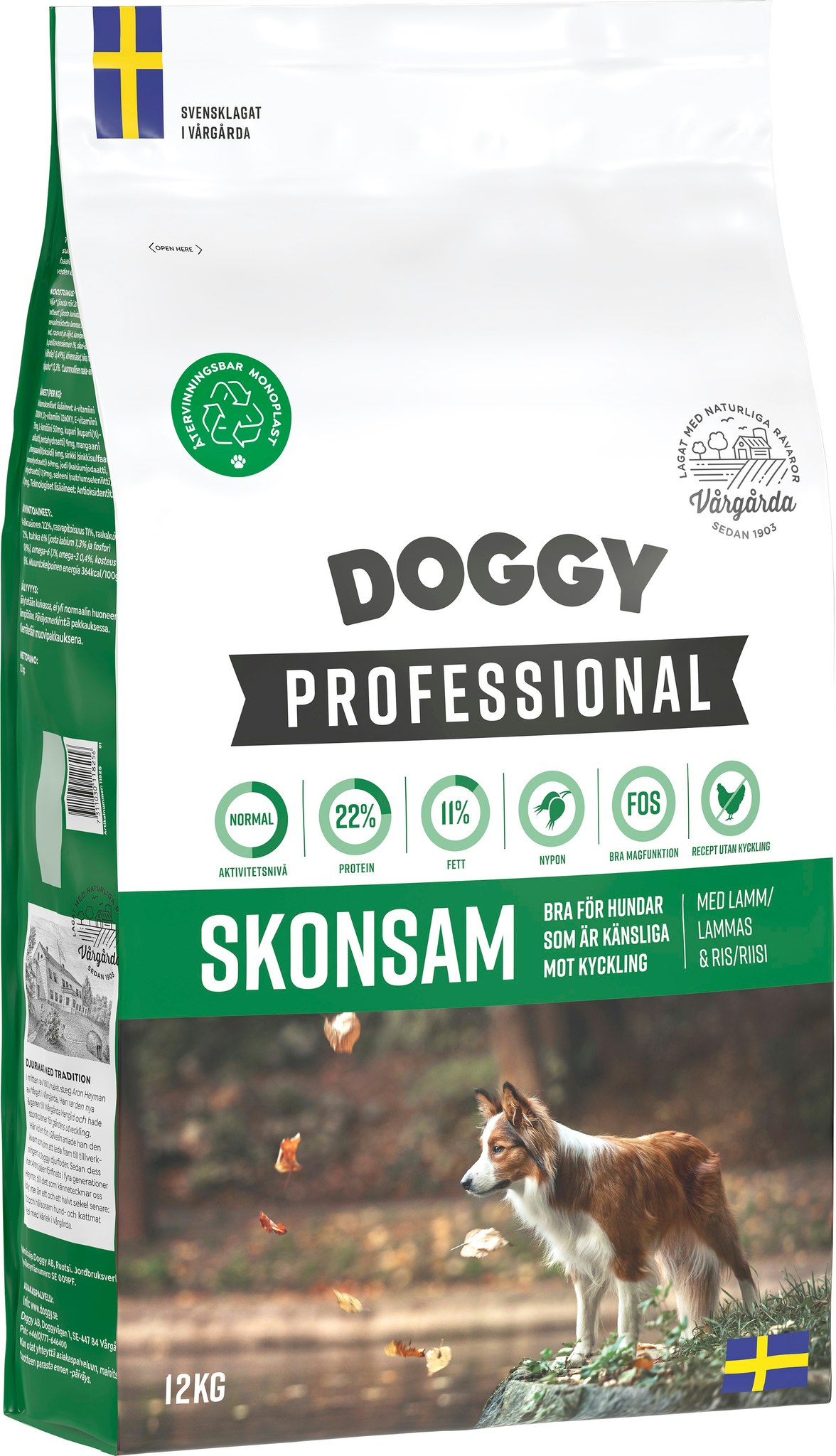 Doggy Professional Skonsam Hundfoder