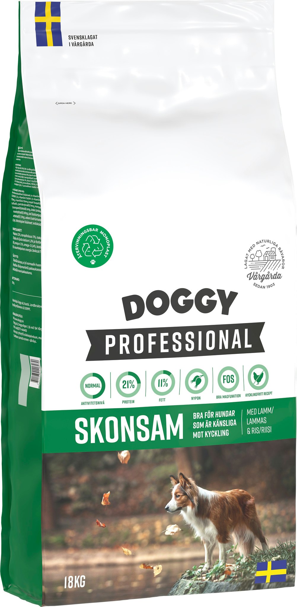 Doggy Professional Skonsam Hundfoder
