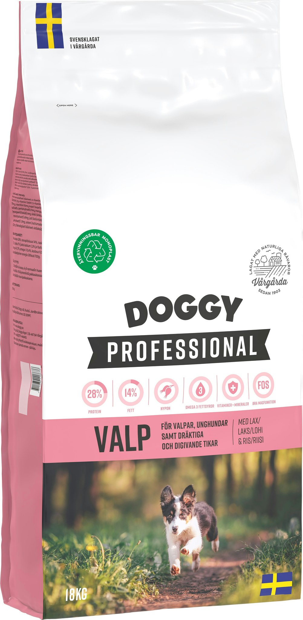 Doggy Professional Valp Hundfoder