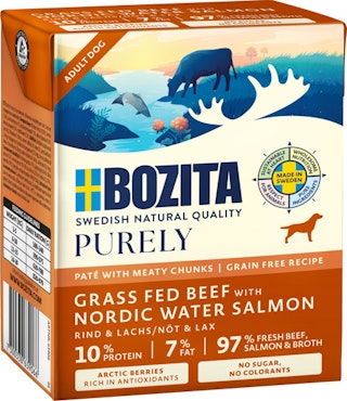 Bozita Purely Dog Paté Salmon Våtfoder 370g
