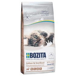 Bozita Indoor & Sterilised Reindeer Grain Free Kattmat 2kg