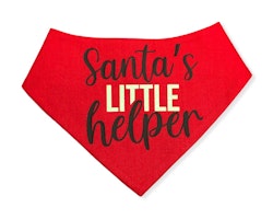 Santa's little helper bandana