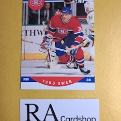 Todd Ewen 90-91 Pro Set #36 NHL Hockey