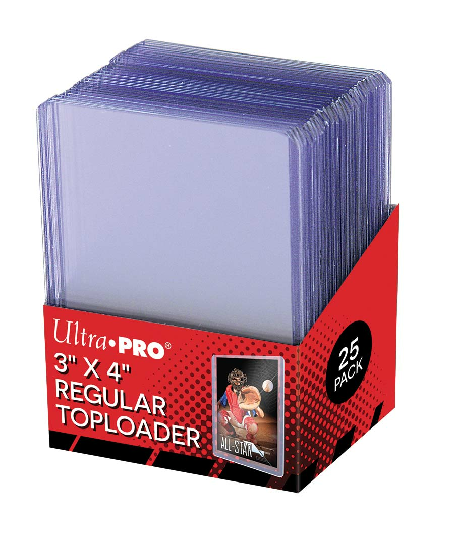Ultra Pro Toploader 3" X 4" Clear Regular (25 pack)