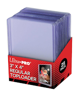Ultra Pro Toploader 3" X 4" Clear Regular (25 pack)