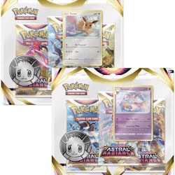 Pokemon Sword & Shield 10: Astral Radiance, 3-pack blister, Eevee / Sylveon