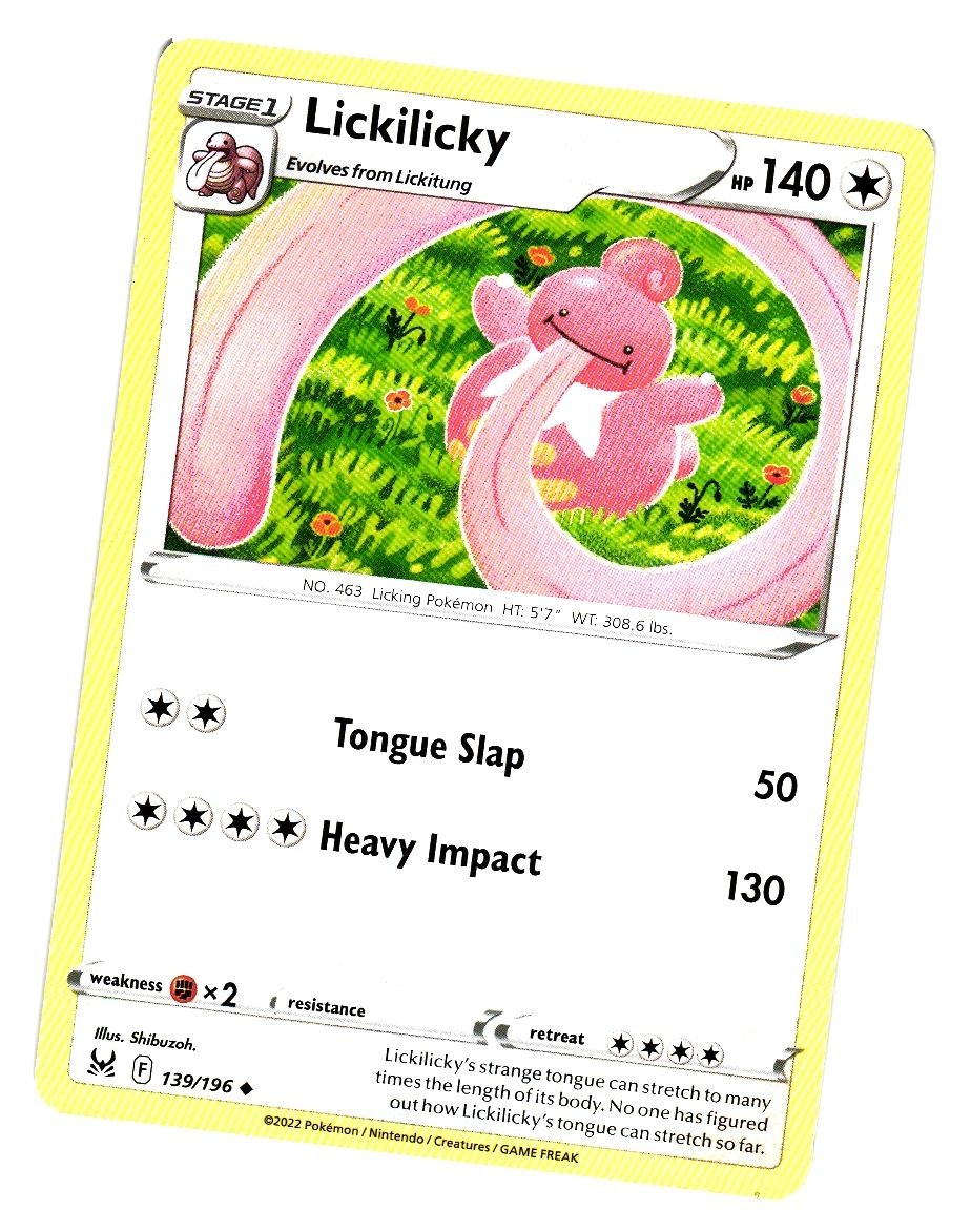 Lickilicky Uncommon 139/196 Lost Origin Pokemon