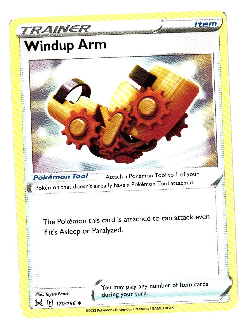 Windup Arm Uncommon 170/196 Lost Origin Pokemon