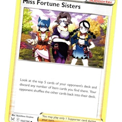 Miss Fortune Sisters Uncommon 164/196 Lost Origin Pokemon