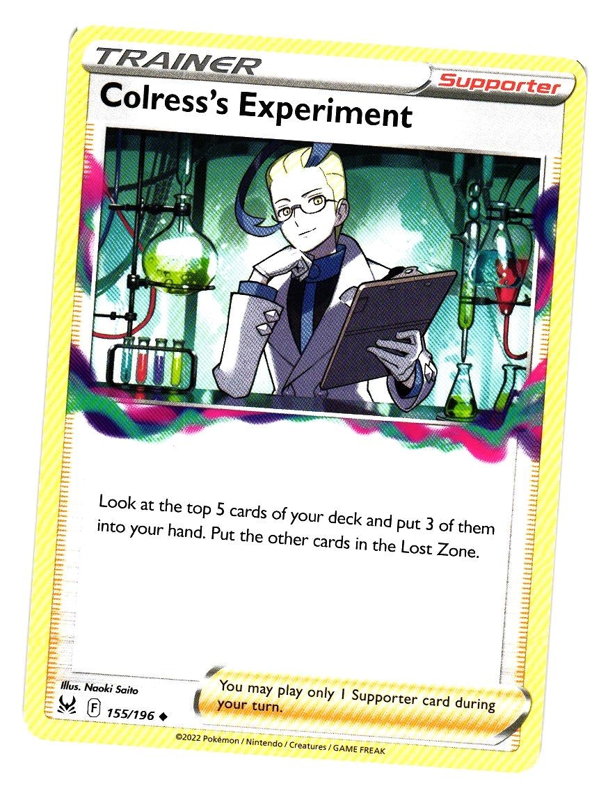 Colresss Experiment Uncommon 155/196 Lost Origin Pokemon