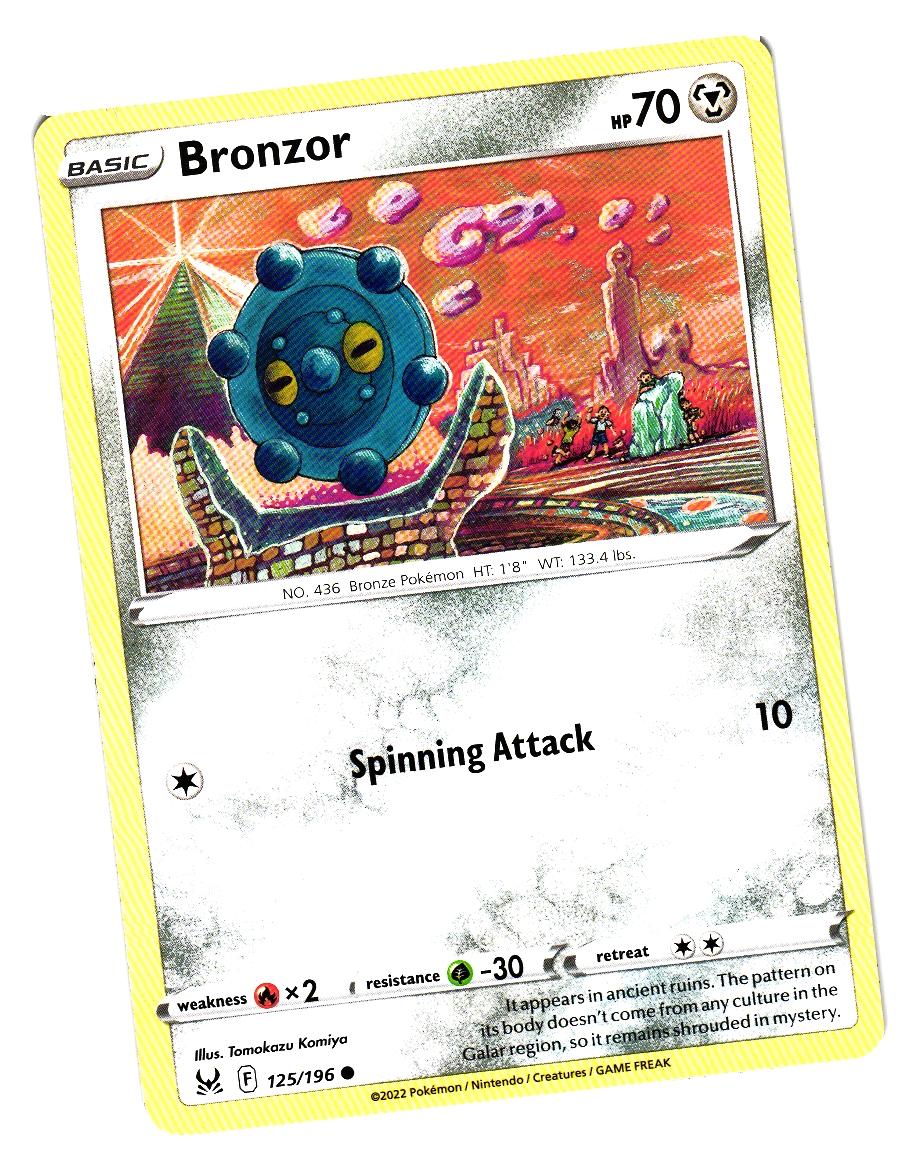 Bronzor Common 125/196 Lost Origin Pokemon