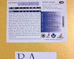 Sergei Berezin 97-98 Score Pinnacle #145 NHL Hockey