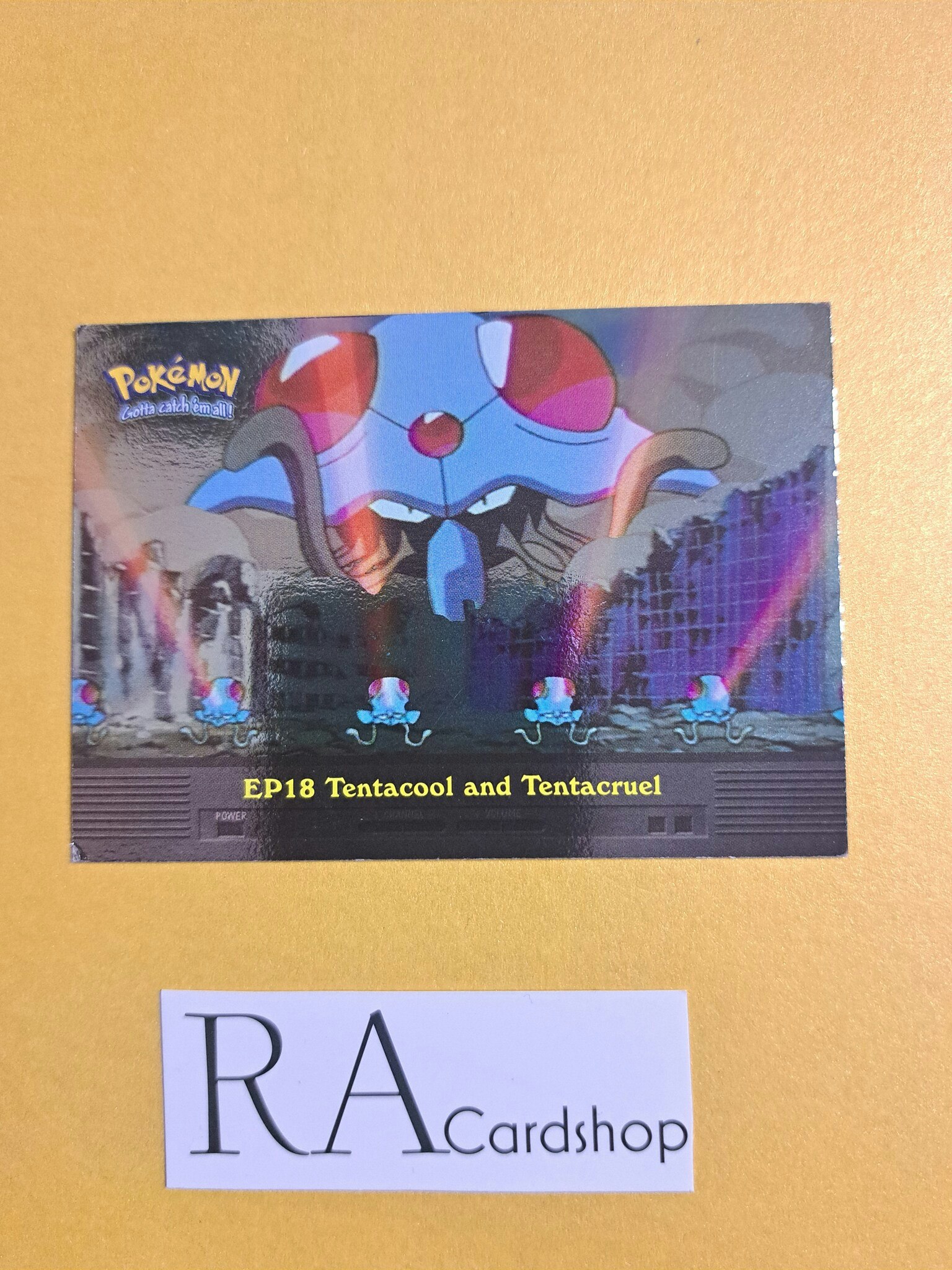 Topps Tv Animation Edition EP18 Tentacool and Tentacruel Holo (2)