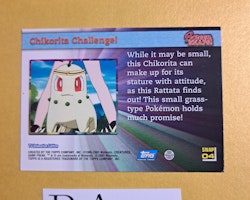 Topps Screen Snaps Snap #04 Chikorita Challenge! Pokemon