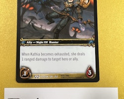 Kathia the Quick 128/252 The Hunt for Illidan World of Warcraft TCG