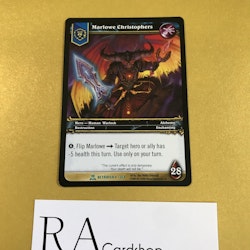 Marlows Christophers 4/264 Servants of the Betrayer World of Warcraft TCG
