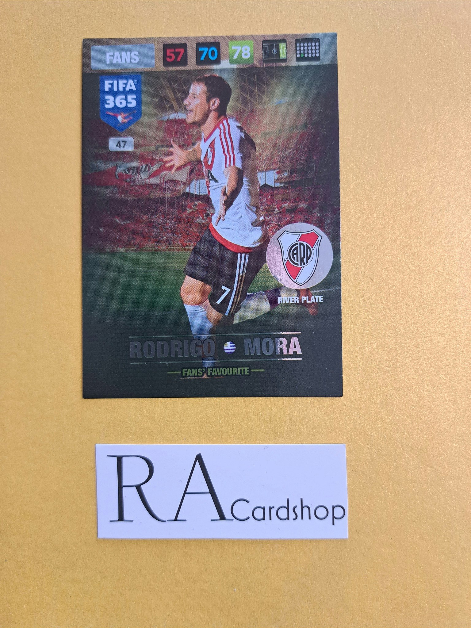 Rodrigo Mora Fan's Favourite #47 Adrenalyn XL FIFA 365