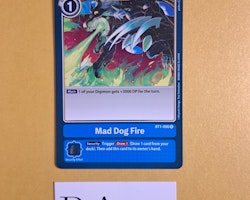 Mad Dog Fire BT1-096 Rare New Evolution Digimon
