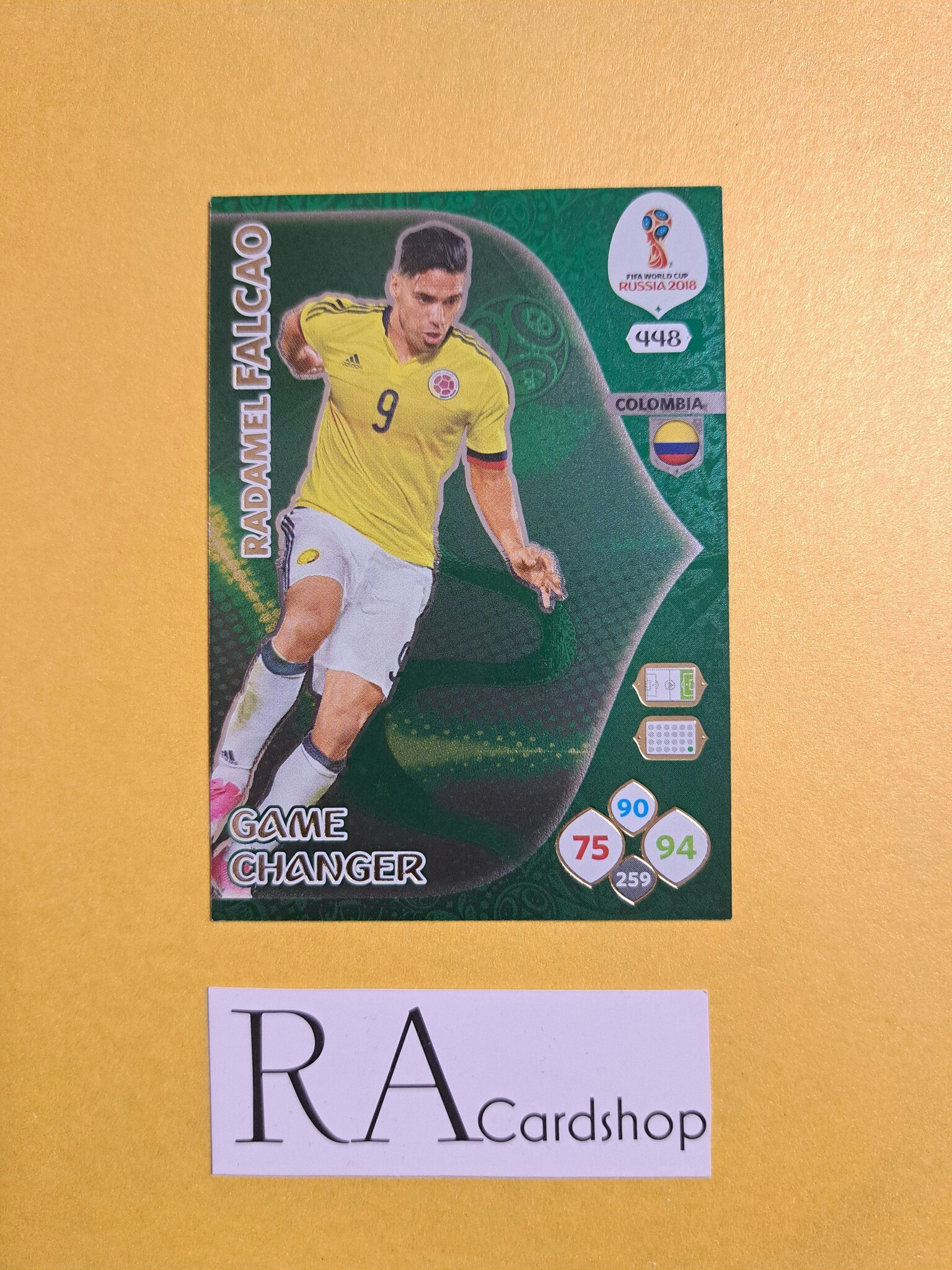 Radamel Falcao Game Changer #448 Adrenalyn XL FIFA World Cup Russia