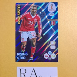Pione Sisto Rising Star #419 Adrenalyn XL FIFA World Cup Russia