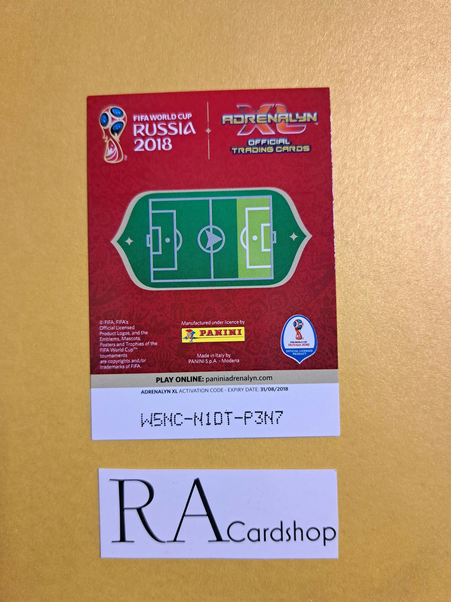 Javier Hernandez (2) Fans Favourite #384 Adrenalyn XL FIFA World Cup Russia