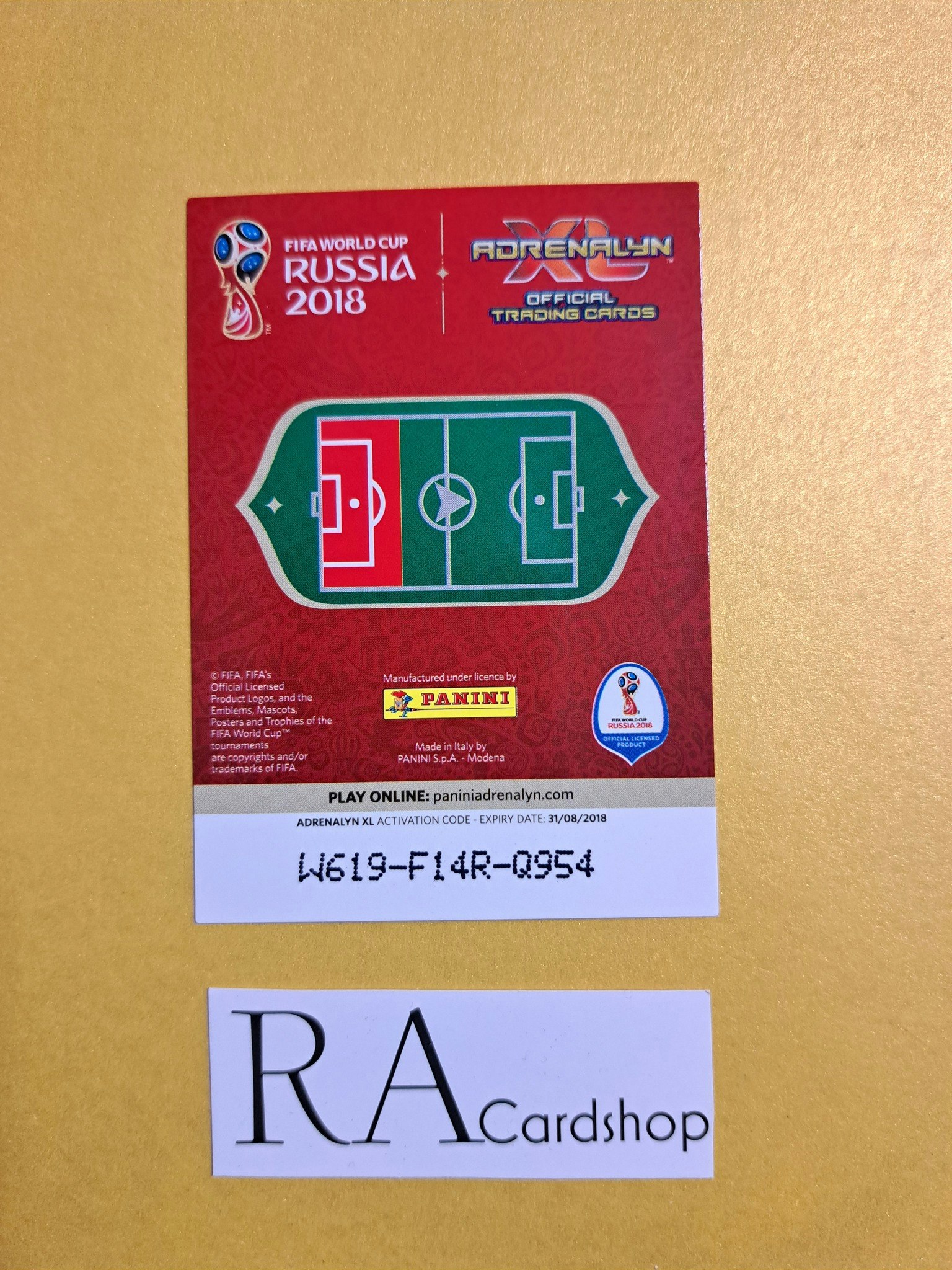 Kari Arnason #185 Adrenalyn XL FIFA World Cup Russia