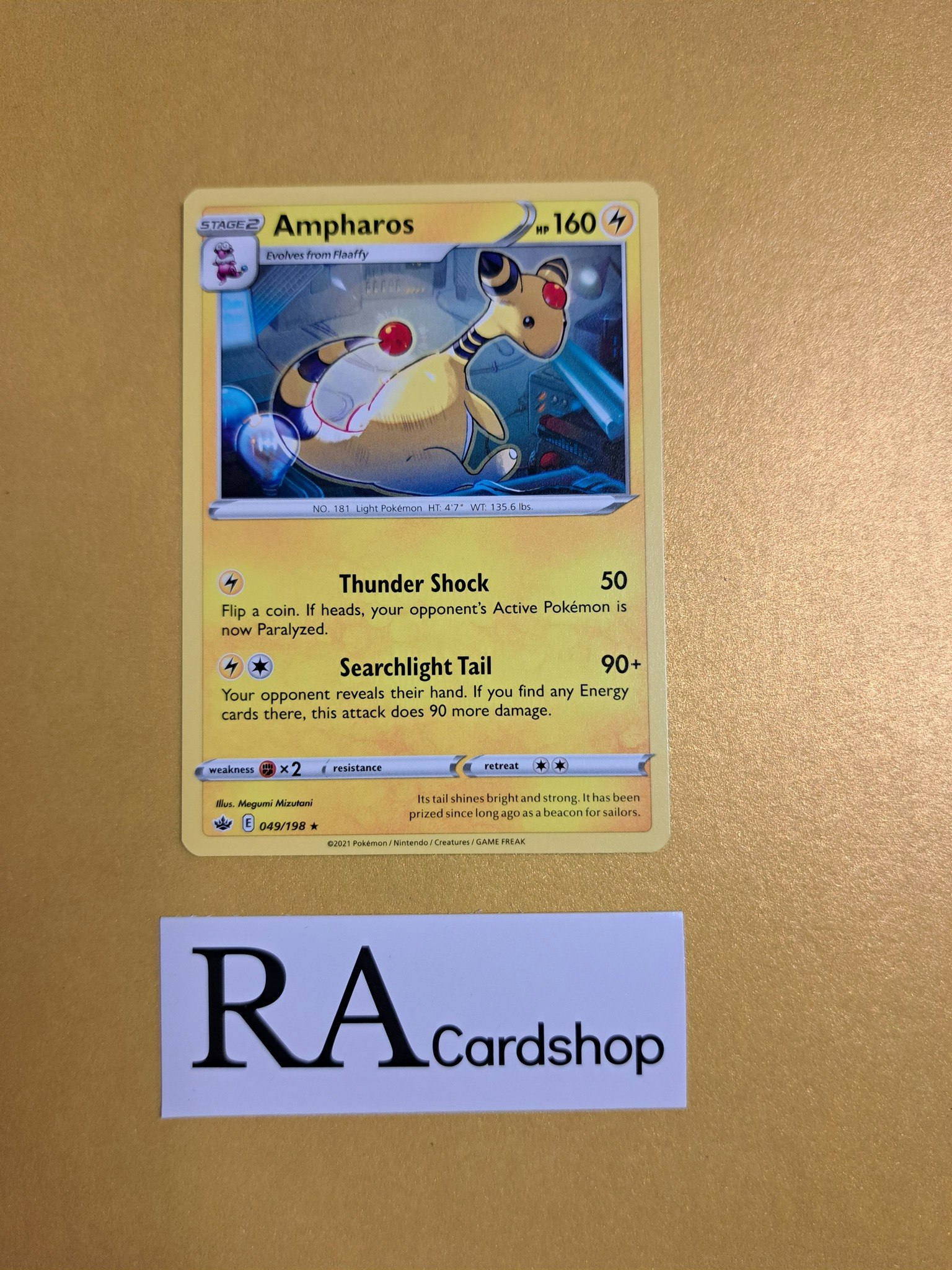 Ampharos Rare 049/198 Chilling Reign Pokemon