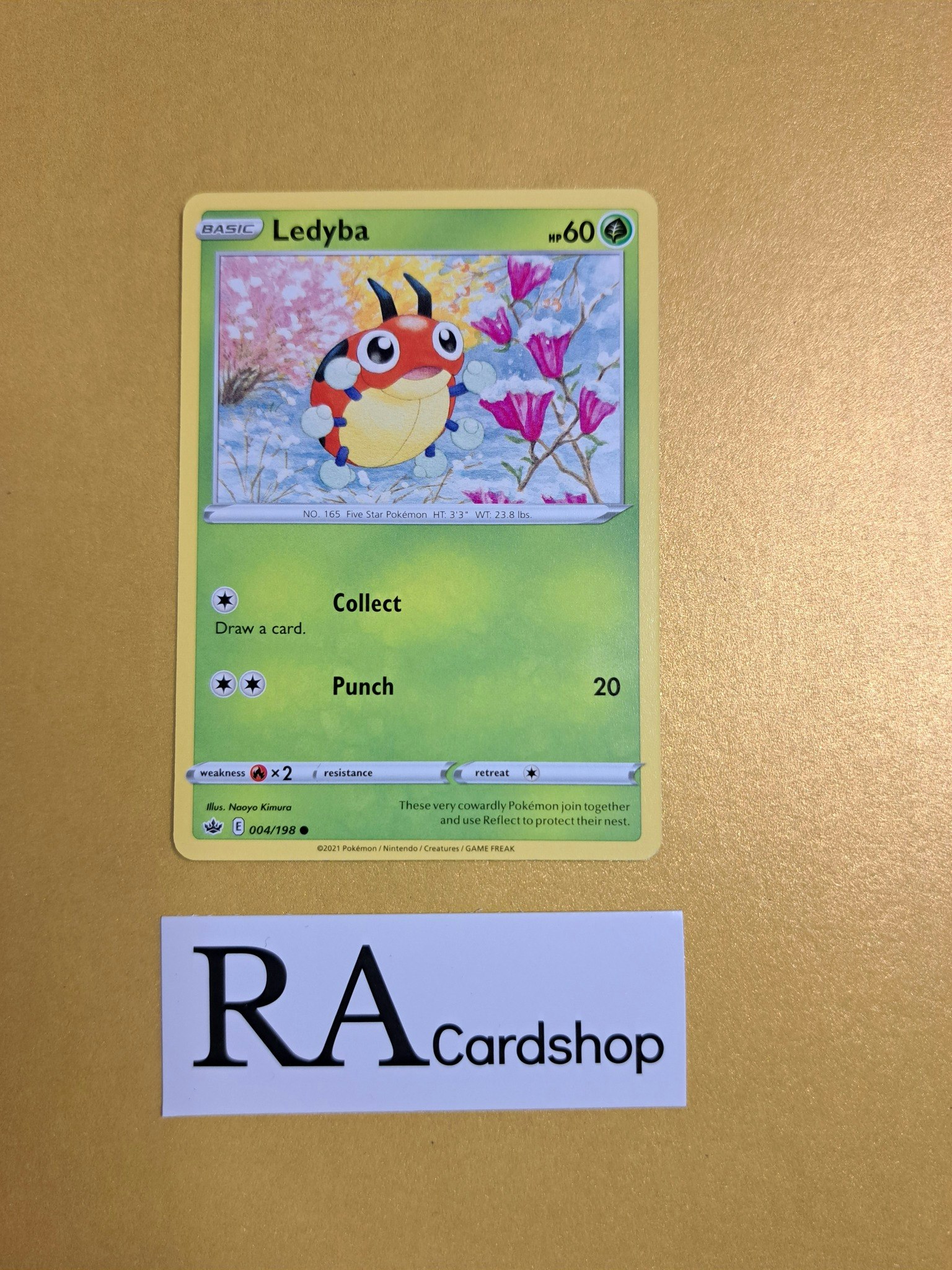 Ledyba Common 004/198 Chilling Reign Pokemon