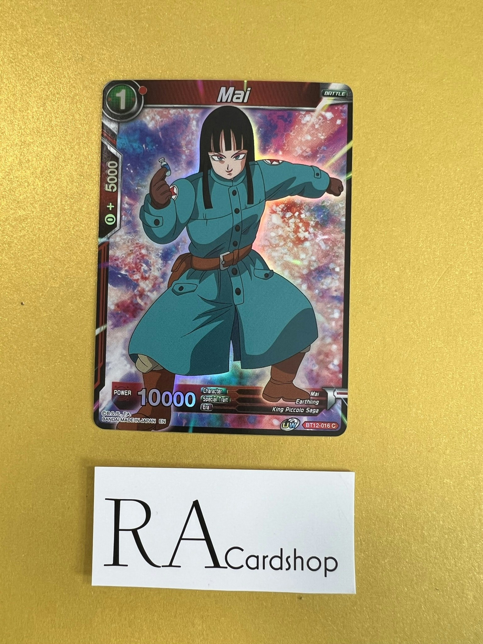 Mai BT12-016 Common Reverse Holo Vicious Rejuvenation Dragon Ball