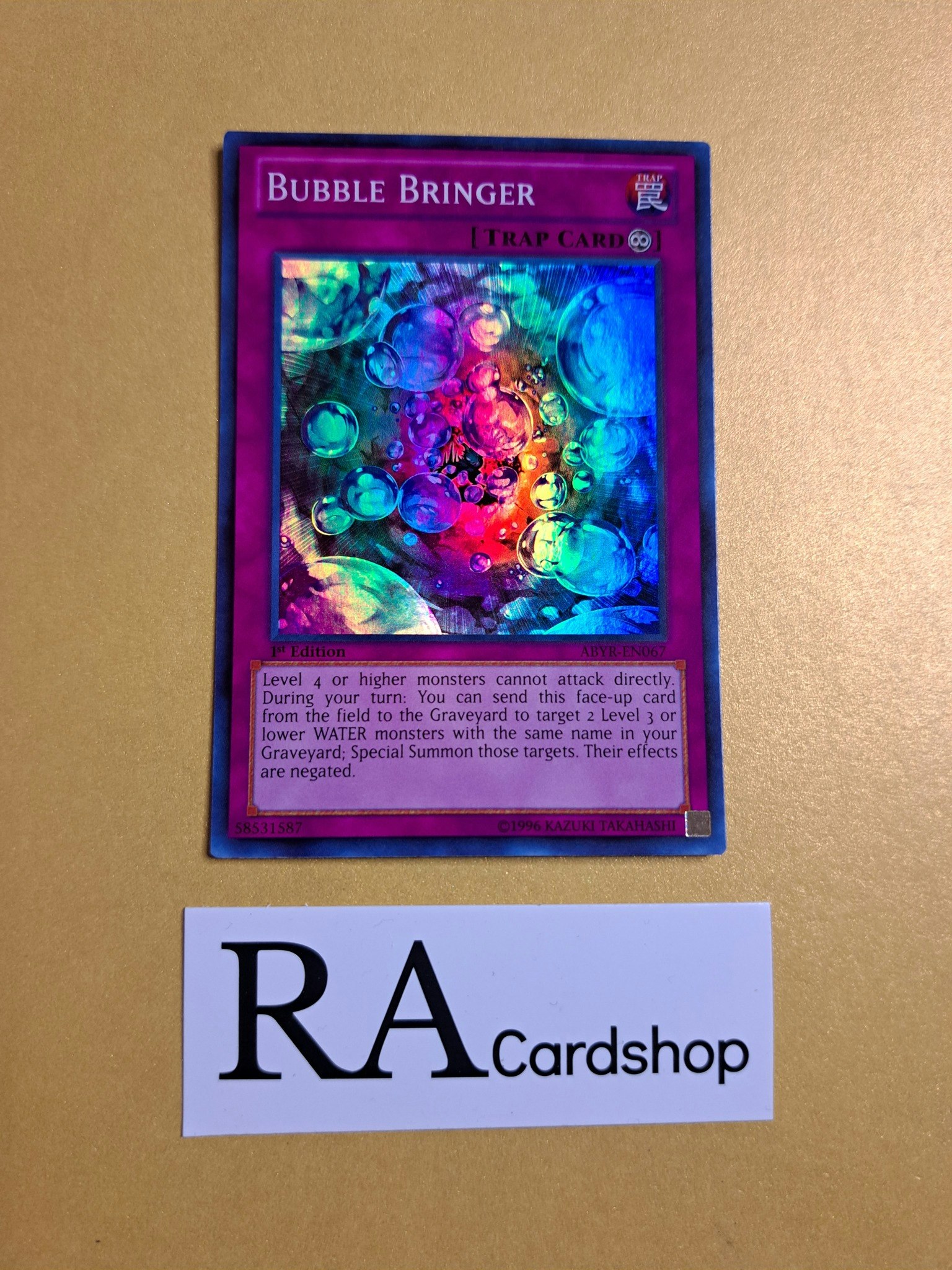 Bubble Bringer EN067 1st EDITION Abyss Rising ABYR Yu-Gi-Oh
