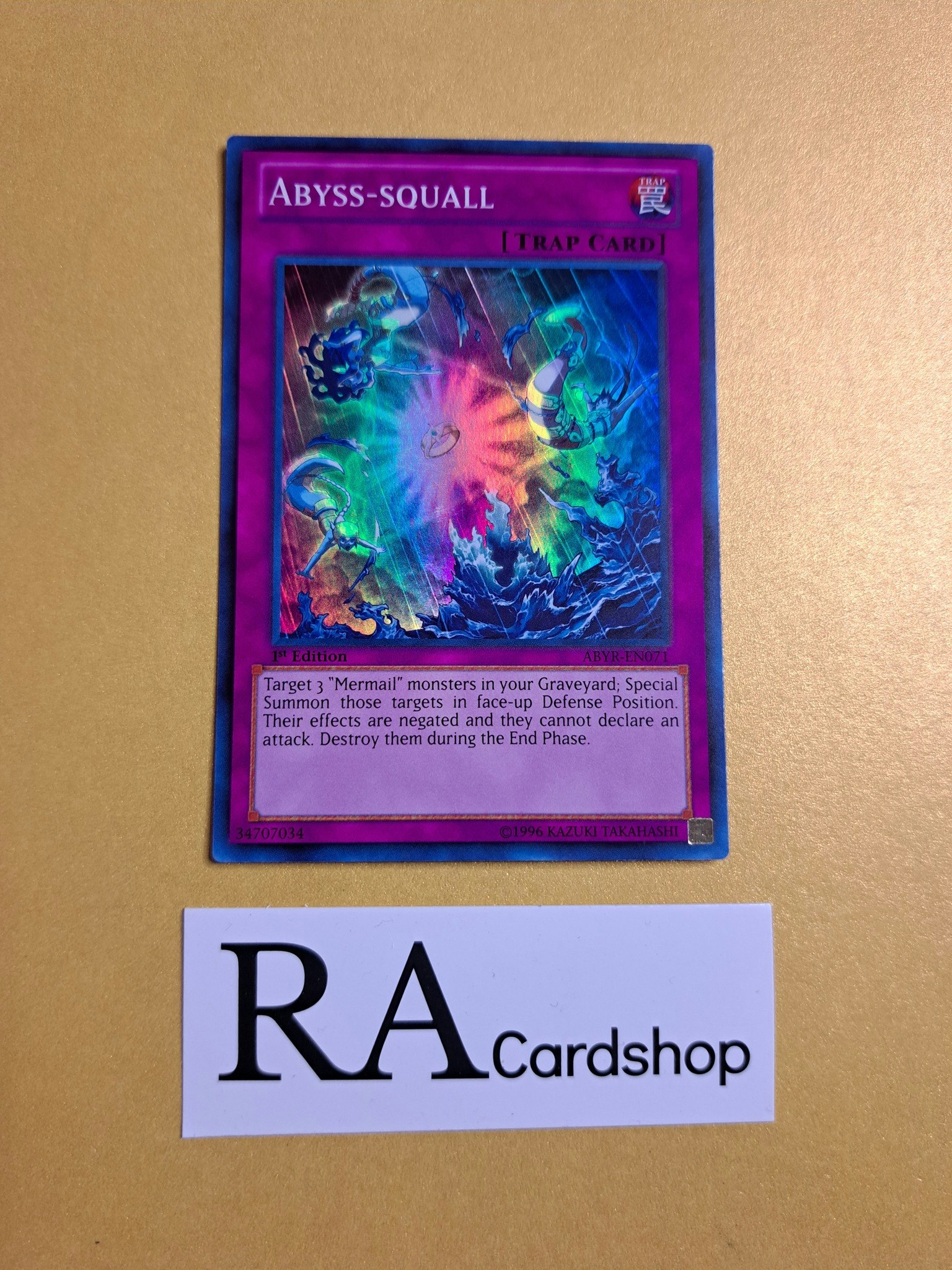 Abyss-Squall EN071 1st EDITION Abyss Rising ABYR Yu-Gi-Oh