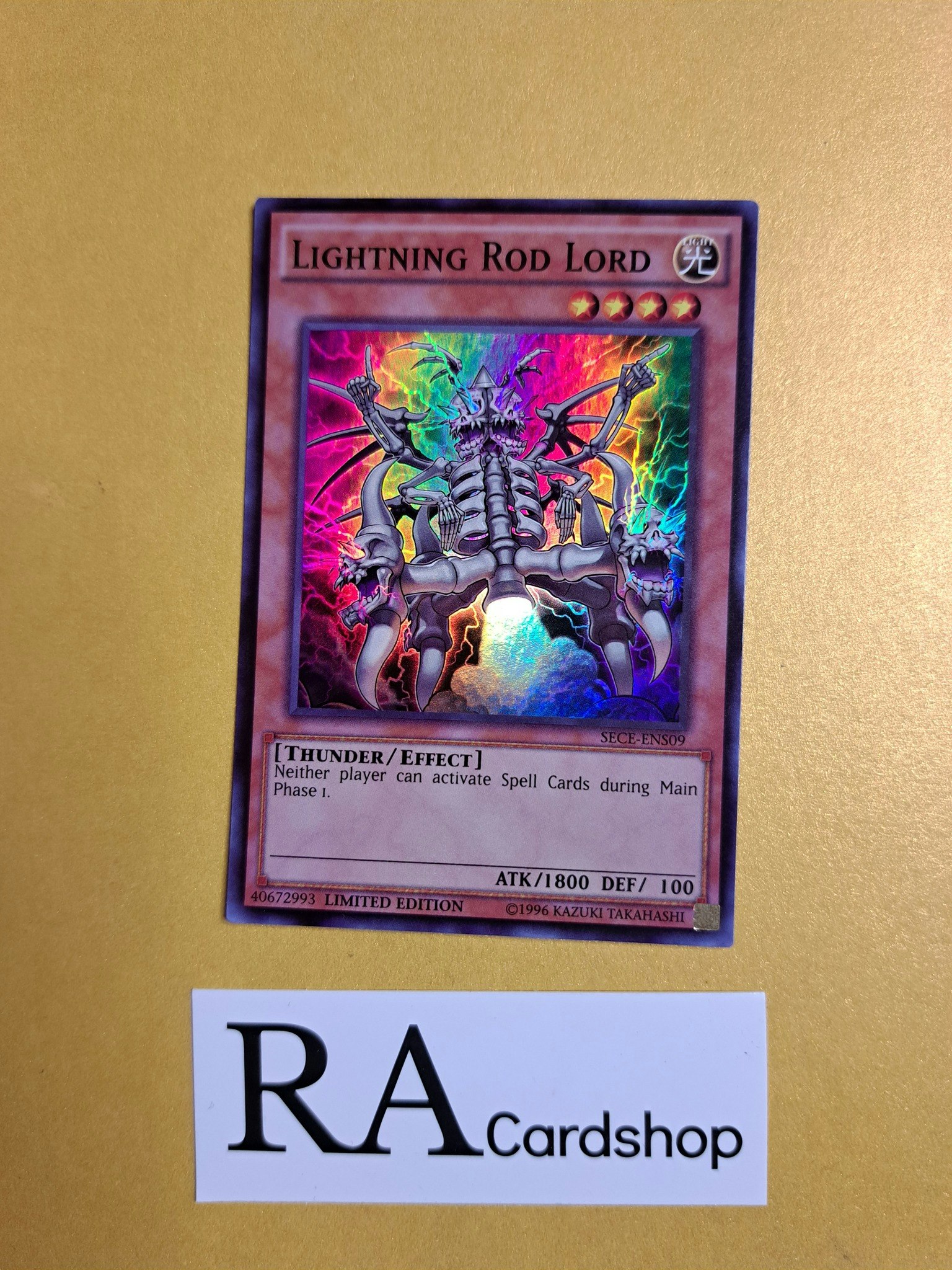 Lightning Rod Lord LIMITED EDITION ENS09 Eternity SECE Yu-Gi-Oh