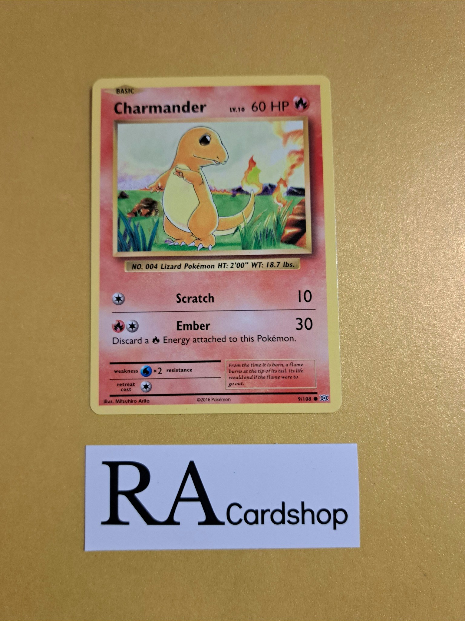 Charmander Common 9/108 Evolutions Pokemon