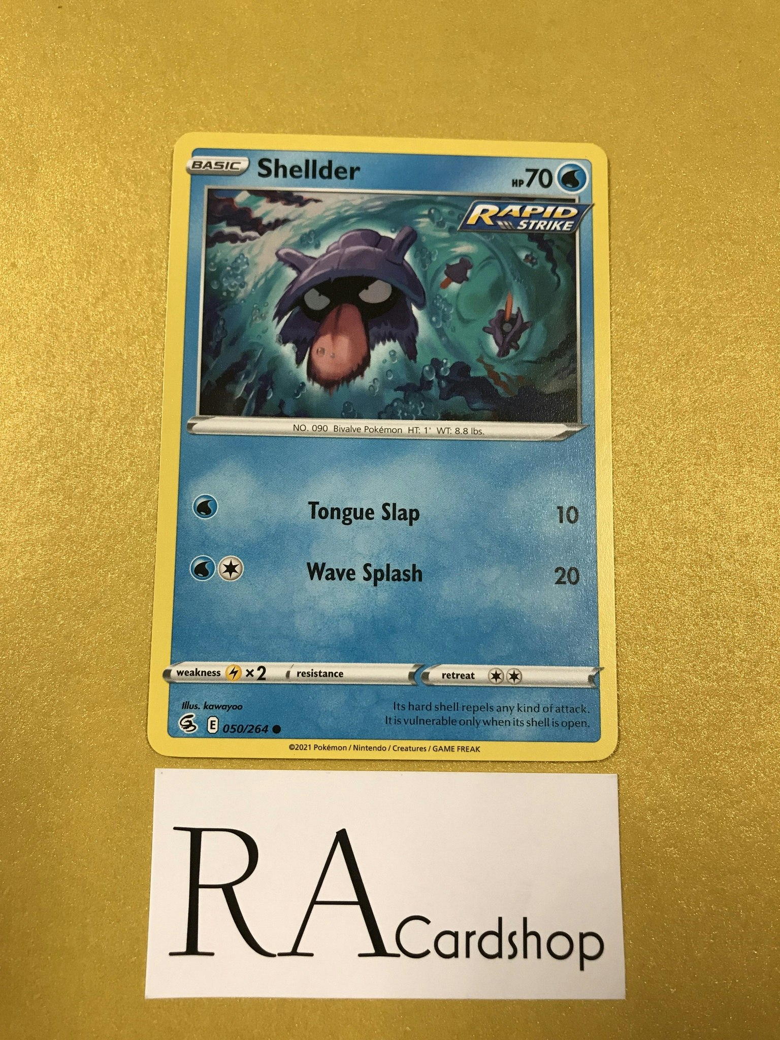 Shellder Common 050/264 Fusion Strike Pokemon