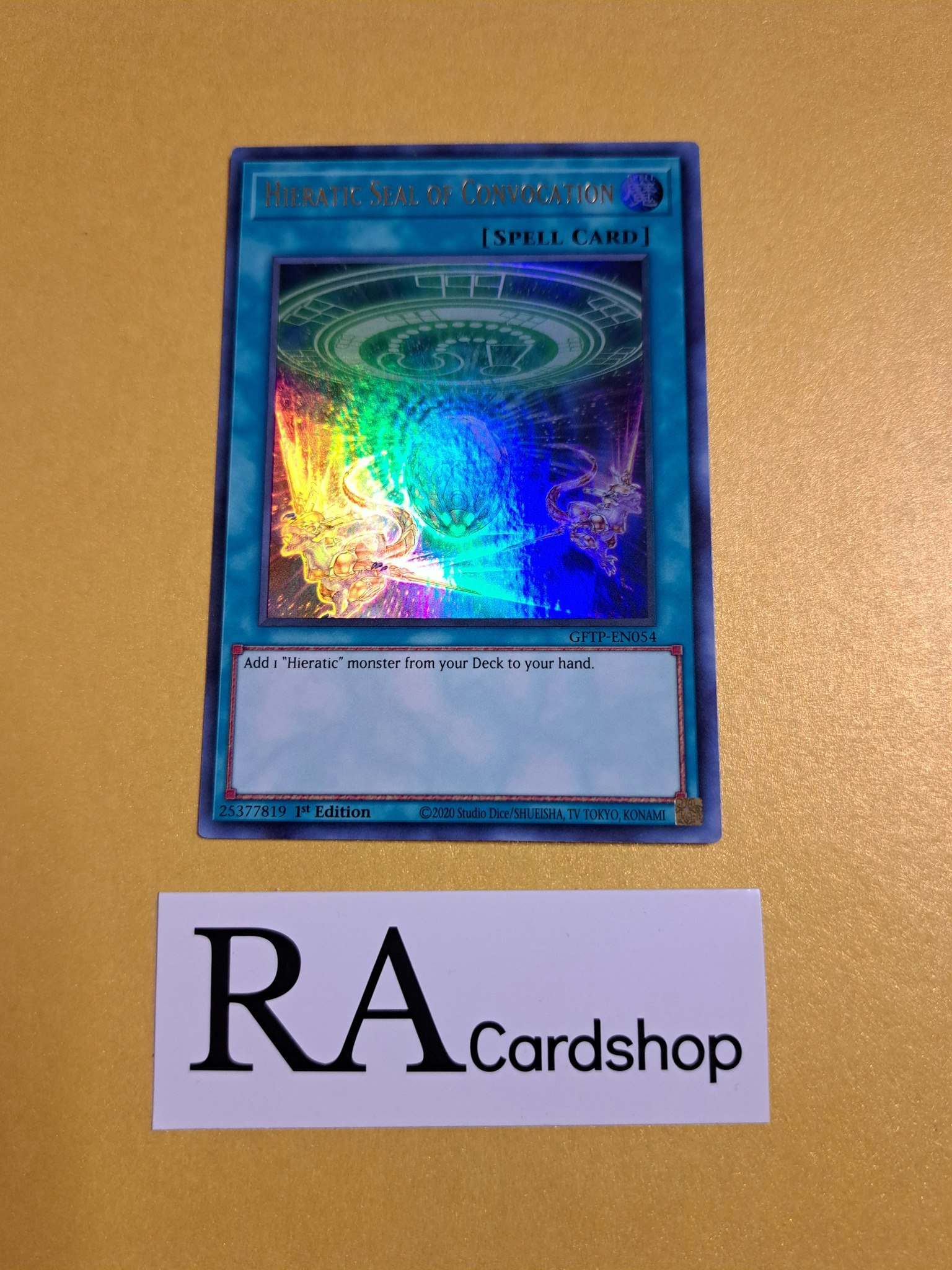 Hieratic Seal of Convocation 1st Edition EN054 Ghosts From the Past GFTP Yu-Gi-Oh