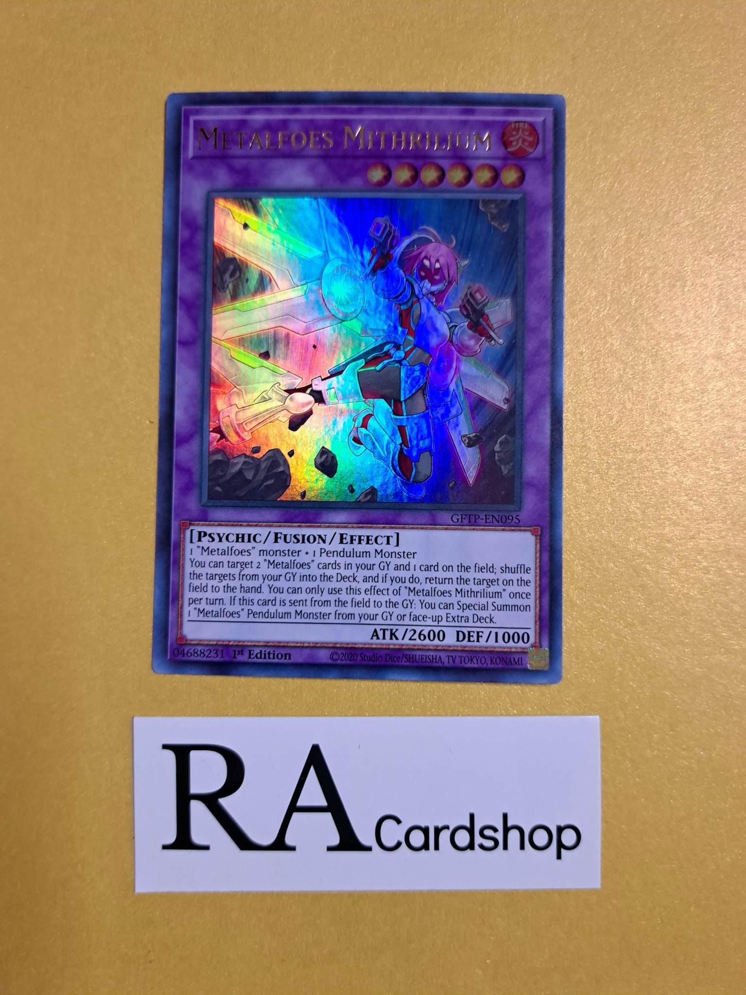 Metalfoes Mithrilium 1st Edition EN095 Ghosts From the Past GFTP Yu-Gi-Oh