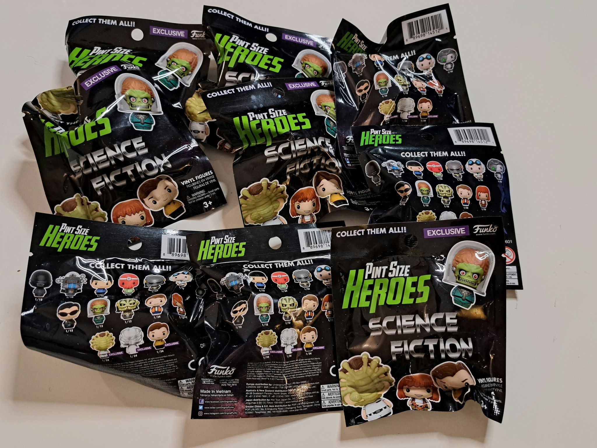 Exclusive Funko Pint Size Heroes Science Fiction