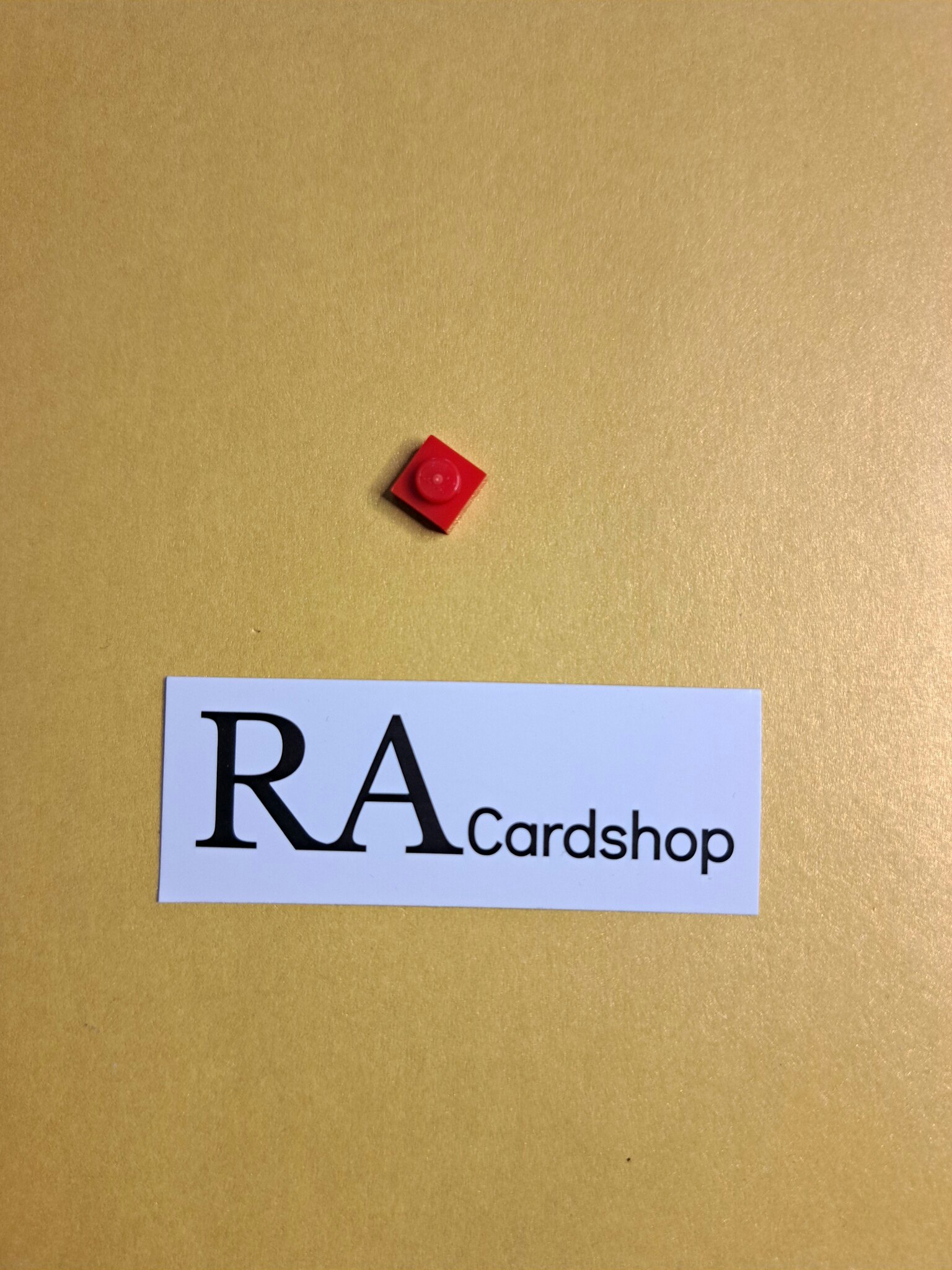 3024 1 x 1 Plate Röd Lego