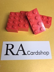 3001 Brick 2 x 4 Röd Lego