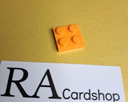 3022 Plate 2 x 2 Orange Lego