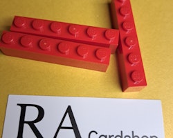 3009 Brick 1 x 6 Röd Lego