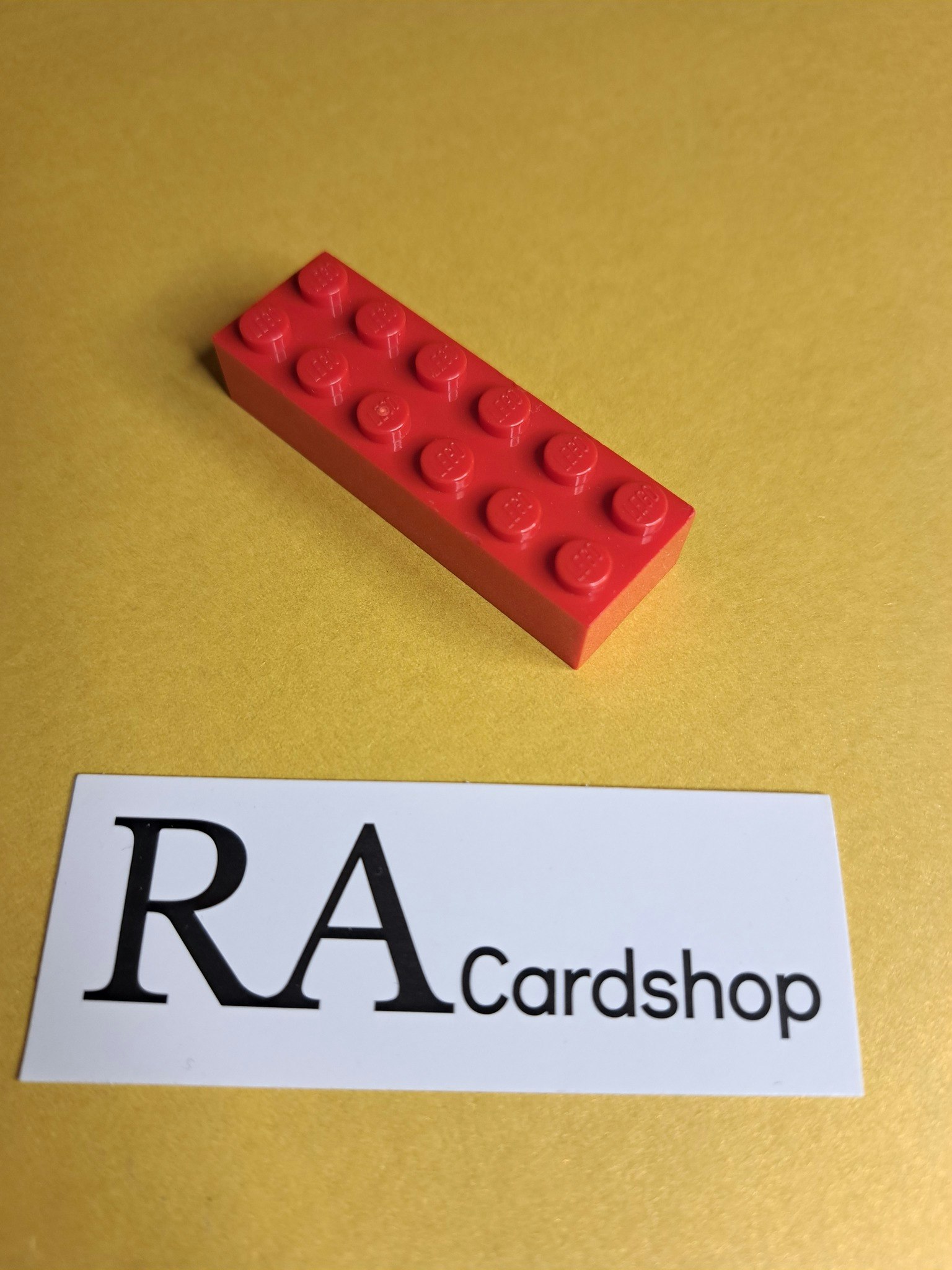 2456 Brick 2 x 6 Röd Lego