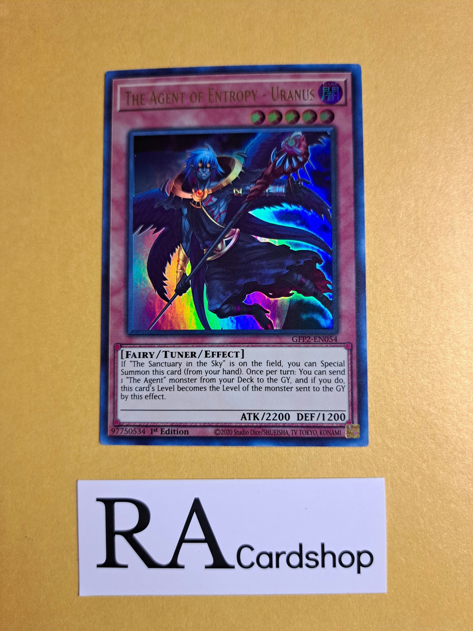 The Agent of Entropy - Uranus 1st Edition EN054 Ghosts From the Past: The 2nd Haunting GFP2 Yu-Gi-Oh