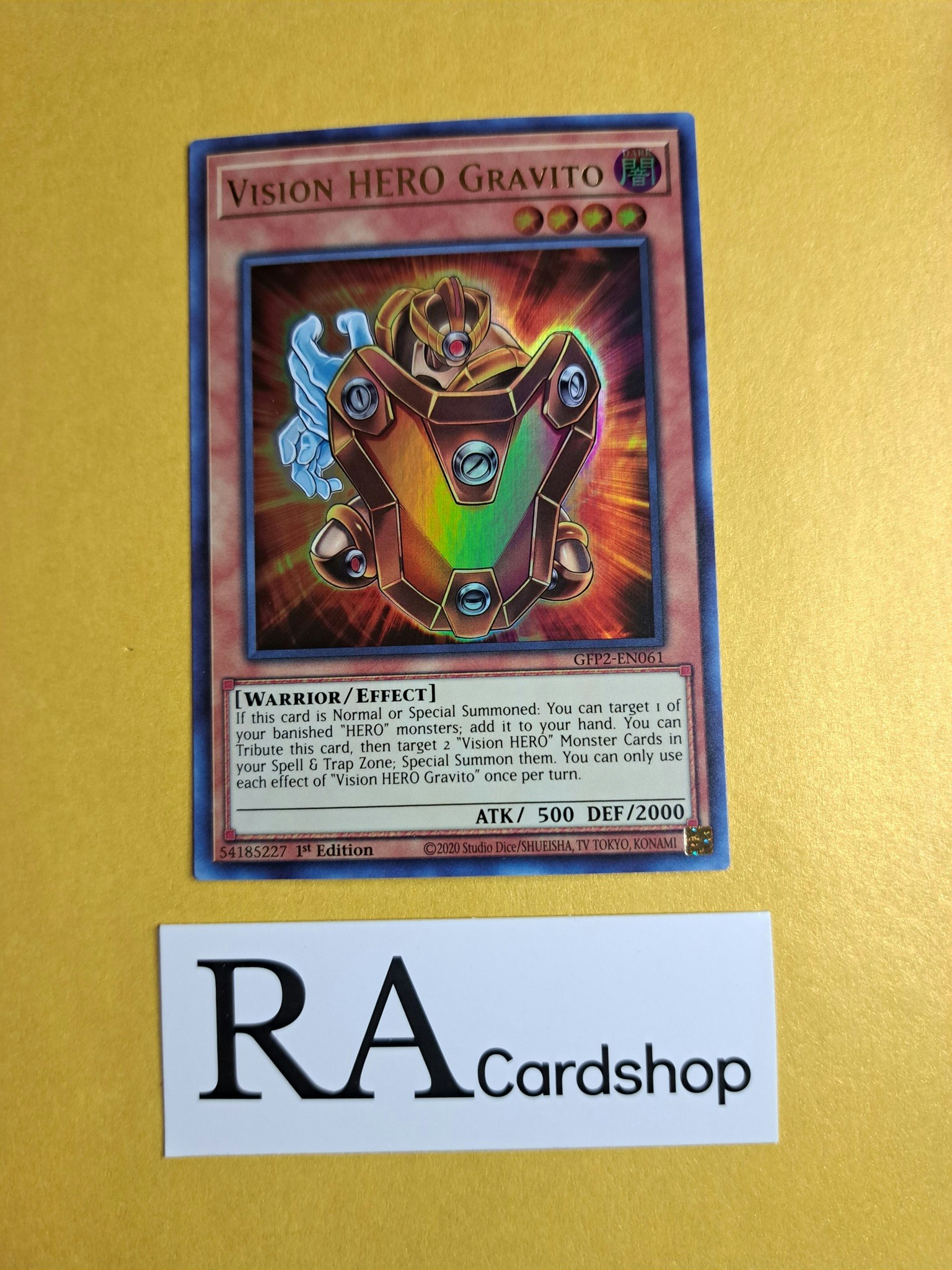Vision Hero Gravito 1st Edition EN061 Ghosts From the Past: The 2nd Haunting GFP2 Yu-Gi-Oh